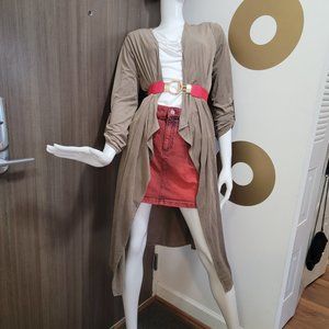 Long cardigan XSMALL Suede color XS Philosopy